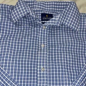 Men’s Stafford Travel Easy Care long sleeve button down